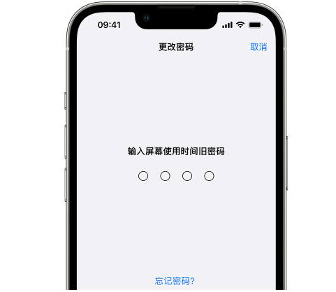 益阳iPhone屏幕维修分享iPhone屏幕使用时间密码忘记了怎么办 