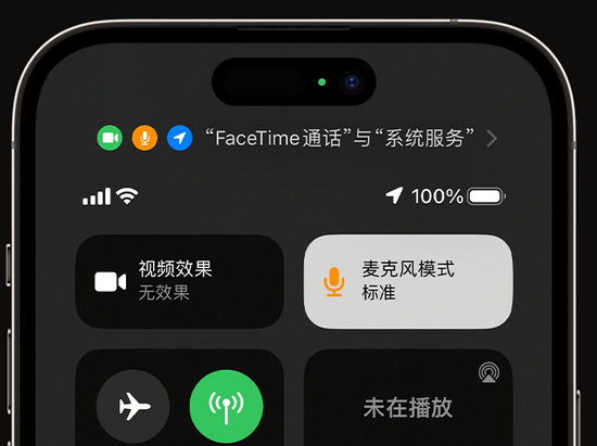 益阳苹果授权维修网点分享iPhone在通话时让你的声音更清晰 