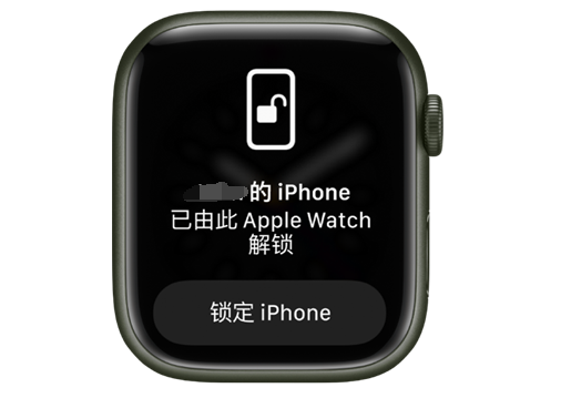 益阳苹果手机维修分享用 AppleWatch 解锁配备面容 ID 的 iPhone方法 